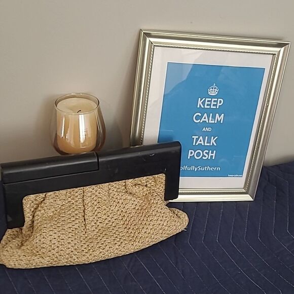 WOVEN CLUTCH BAG - Picture 1 of 3